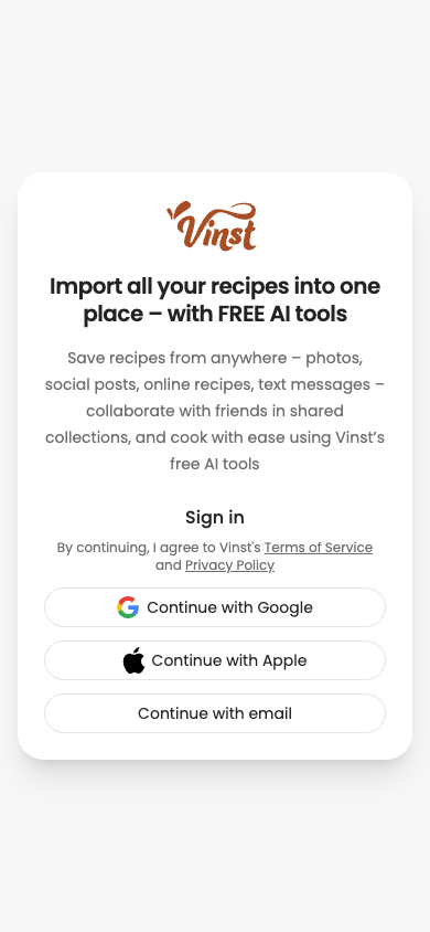 Sign-in screen on mobile, stacked with no side illustration